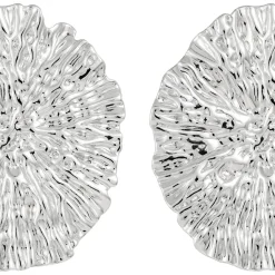 Ohrstecker - Structured Oval