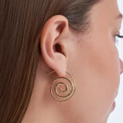 Ohrstecker - Thin Spiral