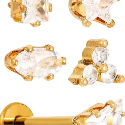 Piercing-Set - Several Zirkonias