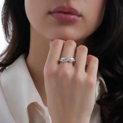 Ring - Braided Sparkle