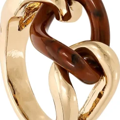 Ring - Brown Chain