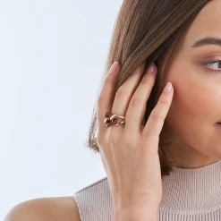 Ring - Brown Chain