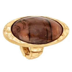 Ring - Brown Oval