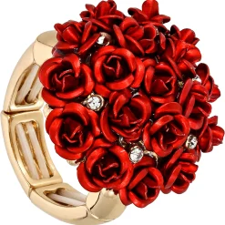 Ring - Bunch of Roses Red