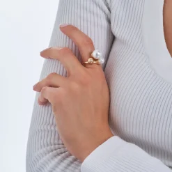 Ring - Gleamy Pearls
