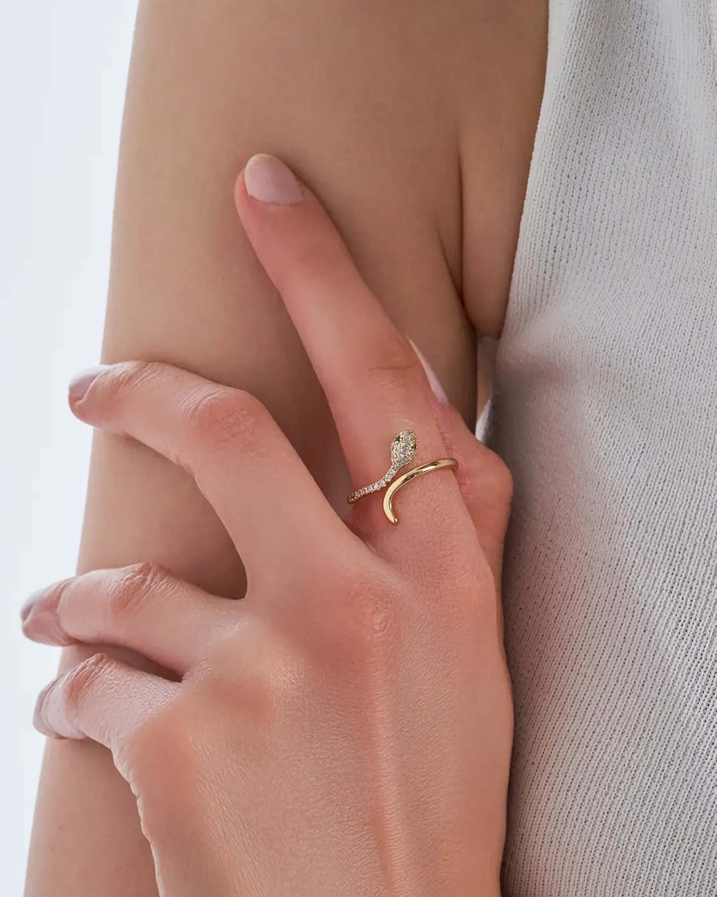 Ring - Glitter Snake