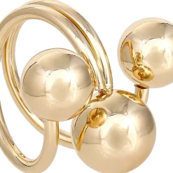 Ring - Golden Spheres