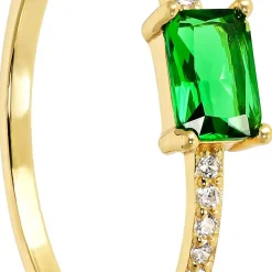 Ring - Green Rectangle