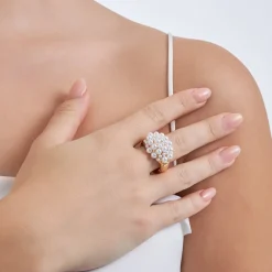 Ring - Pearl Dome