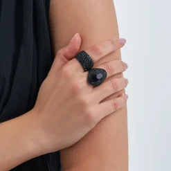 Ring-Set - Black Halloween