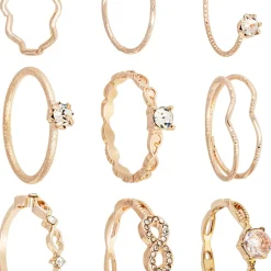 Ring-Set - Boho Rose