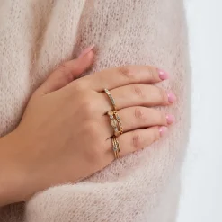 Ring-Set- Golden Mirage