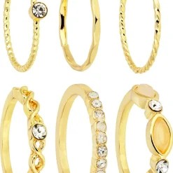 Ring-Set- Golden Mirage