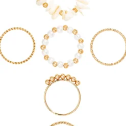 Ring-Set - Golden Shell
