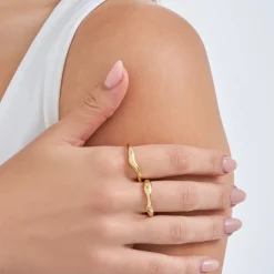 Ring-Set - Golden Wave