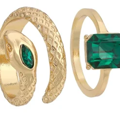Ring-Set - Green Mystique