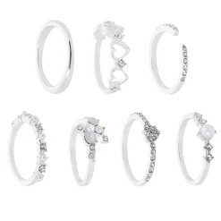Ring-Set - Heart Charm