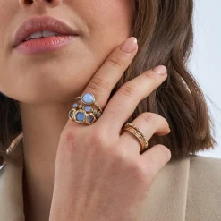 Ring-Set - Lovely Blue