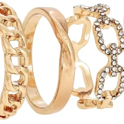 Ring-Set - Shiny Chain