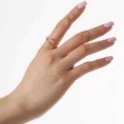 Ring-Set - Shiny Gold
