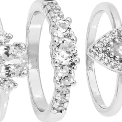Ring-Set - Silver Zirkonia