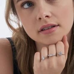 Ring-Set - Silver Zirkonia