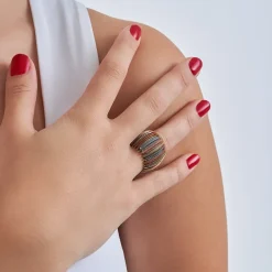 Ring - Tricolour Stripes