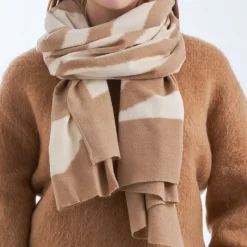 Schal - Taupe Pattern