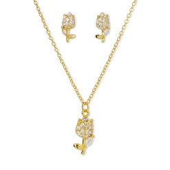 Schmuckset - Golden Tulips