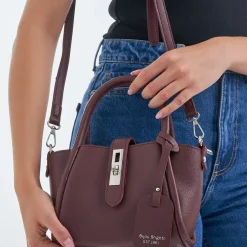 Tasche - Burgundy Elegance