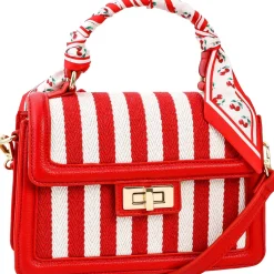 Tasche - Cherry Stripes