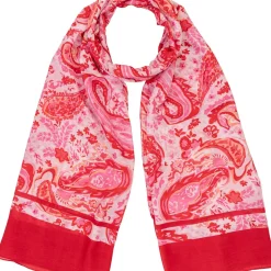 Tuch - Red Paisley