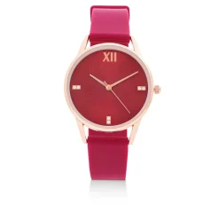 Uhr - Simple Burgundy